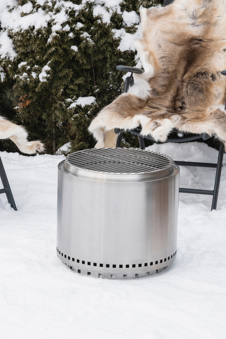 Båltønne i rustfritt stål - LUNT